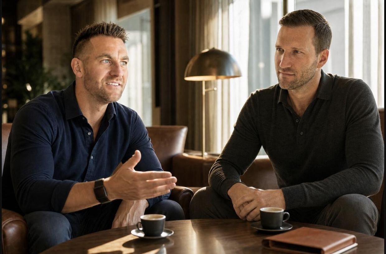 Brian Fürderer und Philipp Theis im Gespräch